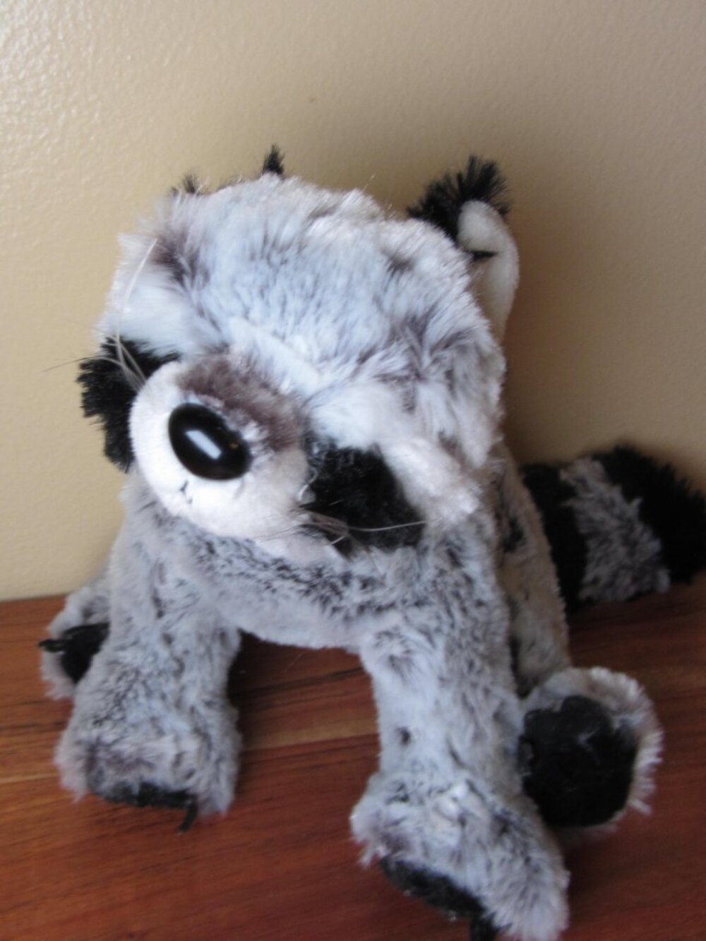 plush ganz webkinz HM143 raccoon (W6757)